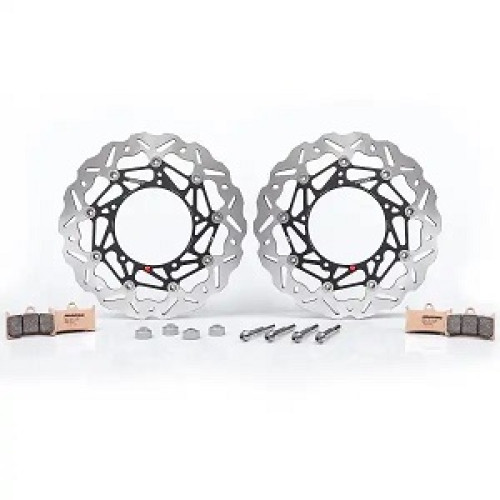 Kit dischi freno maggiorati anteriori 320 Braking Yamaha Tmax 560 ABS (2020-2023)