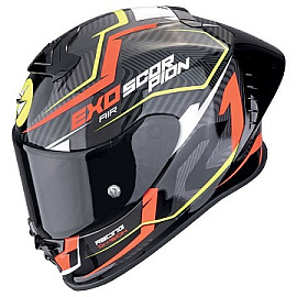 Casco Scorpion Exo R1 Evo II Air Coup Nero Rosso Giallo Fluo