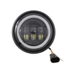 FANALE COMPLETO ANTERIORE IRON LED EVOK PIAGGIO VESPA 125CC PRIMAVERA ET3 ø 117mm