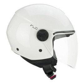 CASCO CGM OPEN FACE FLO MONO 167A Bianco con visiera lunga