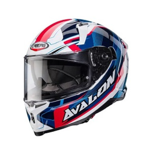 Casco Integrale Caberg Avalon X Optic Bianco Blu Rosso