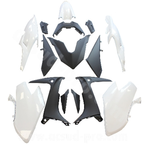 KIT CARENE 15 PEZZI CARENA YAMAHA TMAX 560CC (2020-2021) WHITE COMPETITION 