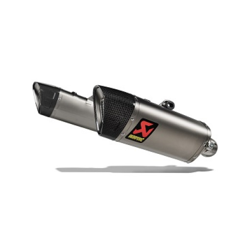 TERMINALE DI SCARICO AKRAPOVIC OMOLOGATO Slip-On Line (Titanium) per Ducati Hypermotard 698 Mono / RVE (2025>)