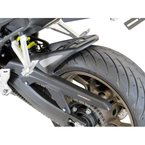 Parafango Posteriore in ABS nero opaco con griglia argento  PER HONDA CB 650 R (2019-2026)
