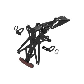 Kit Porta Targa Regolabile LIGHTECH con catadiottro e luce targa per Honda CB 750 HORNET (2023-2025)