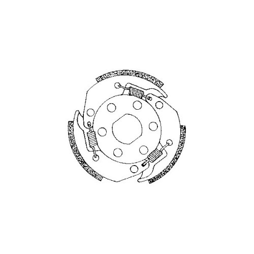 GIRANTE FRIZIONE PIAGGIO NRG/ZIP - GILERA TYPHOON - APRILIA SR