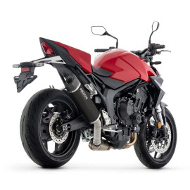 Terminale Indy Race EVO alluminio "Dark" con fondello carby Omologato per HONDA CB 1000 HORNET (2025-2026)