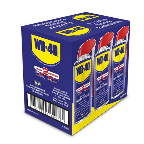 WD-40 400ML SMART STRAW (CARTONE 6 PZ)