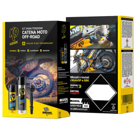 BARDAHL KIT K9 MANUTENZIONE CATENA OFF-ROAD  (CARTONE 6 KIT)