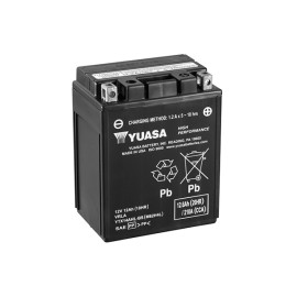 BATTERIA YUASA YTX14AHL-BS 12V-12AH (SIGILLATA ATTIVATA - FACTORY SEALED)