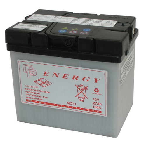 BATTERIA 6MC4 12V-27AH GUZZI-PIAGGIO