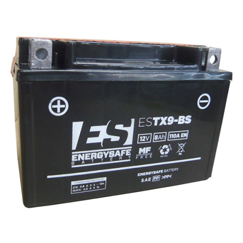 BATTERIA ENERGYSAFE ESTX9-BS 12V-8AH  (SIGILLATA CON ACIDO A CORREDO)