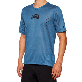 AIRMATIC  MESH MAGLIA A MANICHE CORTE BLUE - S