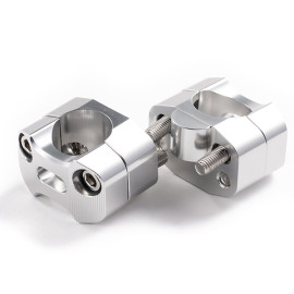 ADATTATORE UP DESIGN PER DIAMETRO 22/28 MM, ALTEZZA +16MM ALLUMINIO