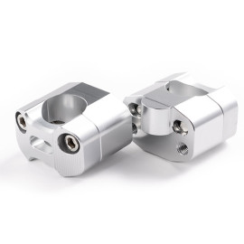 ADATTATORE UP DESIGN PER DIAMETRO 22/28 MM, ALTEZZA +25MM ALLUMINIO