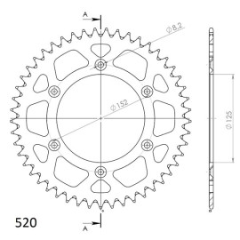 CORONA IN ALLUMINIO P520 - Z49 (DIS.00534)