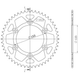 CORONA IN ACCIAIO P520 - Z48 (DIS.10320)