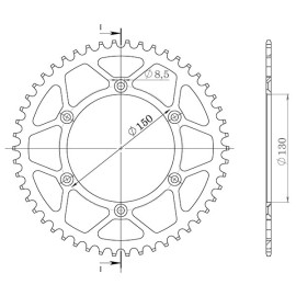 CORONA IN ACCIAIO P520 - Z48 (DIS.12323)