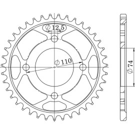 CORONA IN ACCIAIO P530 - Z36 (DIS.12401)