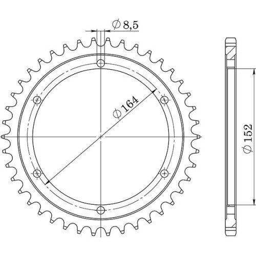 CORONA IN ACCIAIO P530 - Z42 (DIS.12503)