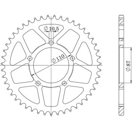 CORONA IN ACCIAIO P530 - Z44 (DIS.14601)