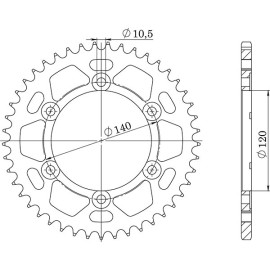 CORONA IN ACCIAIO P530 - Z45 (DIS.16603)