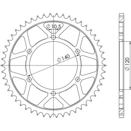 CORONA IN ACCIAIO P525 - Z46 (DIS.16605)