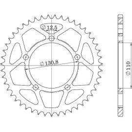 CORONA IN ALLUMINIO P520 - Z46 (DIS.36701)