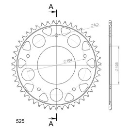 CORONA IN ACCIAIO P525 - Z47 (DIS.56800)
