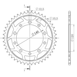 CORONA IN ALLUMINIO P530 - Z41 (DIS.87603)