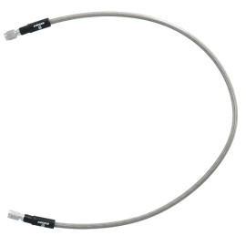 TUBO FRENO IN TRECCIA  - GUAINA TRASPARENTE 750 mm