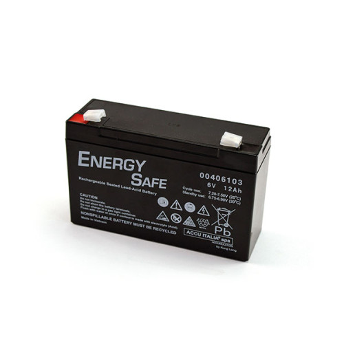 BATTERIA SLA 6V 12AH FASTON 6,3 MM