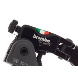 POMPA FRENO ANTERIORE  RADIALE BREMBO 19 RCS  19 x 18 - 20 -, con leva snodata con interasse leva variabile
