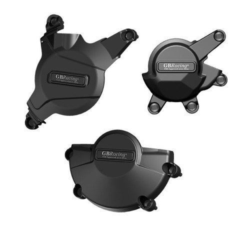 KIT PROTEZIONE CARTER SET COMPLETO GB RACING ALTERNATORE STOCK + FRIZIONE + PICK-UP PER HONDA CBR 600 RR (2007-2014)