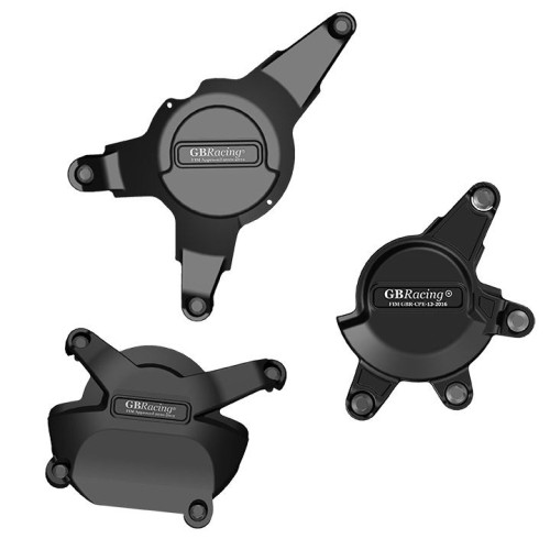 KIT PROTEZIONE CARTER SET COMPLETO GB RACING ALTERNATORE STOCK + FRIZIONE + PICK-UP PER HONDA CBR 1000 RR (2008-2014)