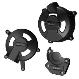 PROTEZIONE SET COMPLETO ALTERNATORE + FRIZIONE + PICK-UP GB RACING PER  TRIUMPH 675 (2006-2011) Triumph Street Triple (R) 2007-2010