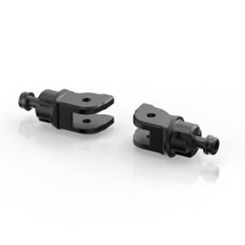 Rizoma Coppia di adattatori per pedivelle pilota RIZOMA linea TOURING per DUCATI MULTISTRADA 1200 (2010>)
