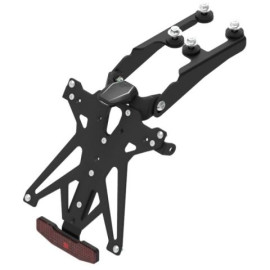 Porta Targa Regolabile LIGHTECH Completo con Catadiottro per HONDA CB 600 HORNET / ABS (2011>) - CBR 600 F / ABS (2011>)