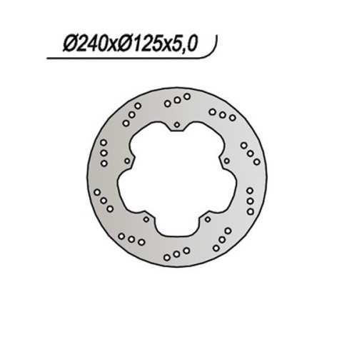 Disco Freno POSTERIORE per PIAGGIO X7 / X8 / X9 / XEVO/ Beverly / MP3 GILERA NEXUS / FUOCO