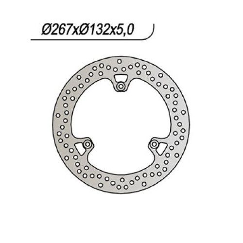 Disco Freno Posteriore NEWFREN  per YAMAHA MAJESTY 400 (2007-2014)
