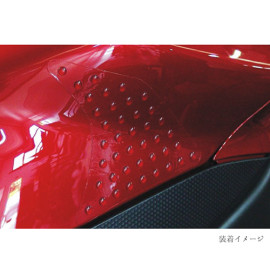 Adesivo antiscivolo protezione serbatoio resinata trasparente - Misure: 140 x 140 mm -