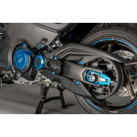 Protezione forcellone in Carbonio Opaco LIGHTECH per YAMAHA T-MAX 530 (2012-2016) - la coppia -