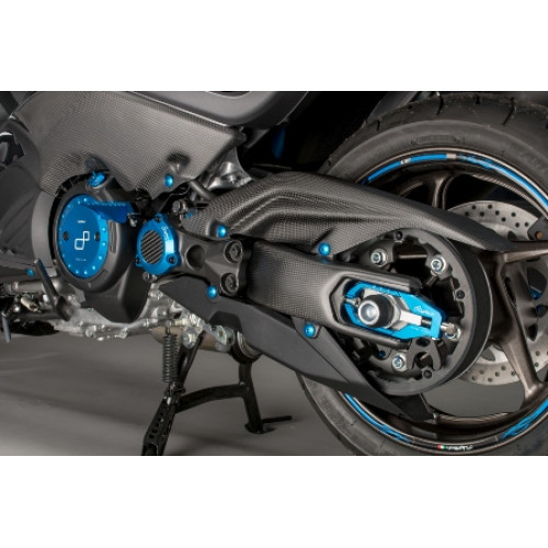 Protezione forcellone in Carbonio Opaco LIGHTECH per YAMAHA T-MAX 530 (2012-2016) - la coppia -