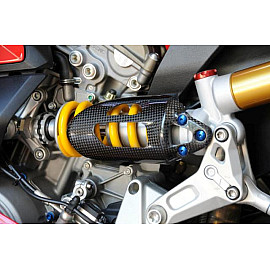Protezione mono ammortizzatore in Carbonio per DUCATI 1199 PANIGALE (2012>) / 899 (2013-2015)