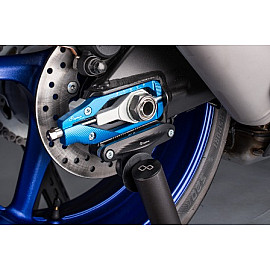 PROTEZIONI PERNO RUOTA POSTERIORE CON ATTACCO CAVALLETTO per YAMAHA MT-10 (2016>)