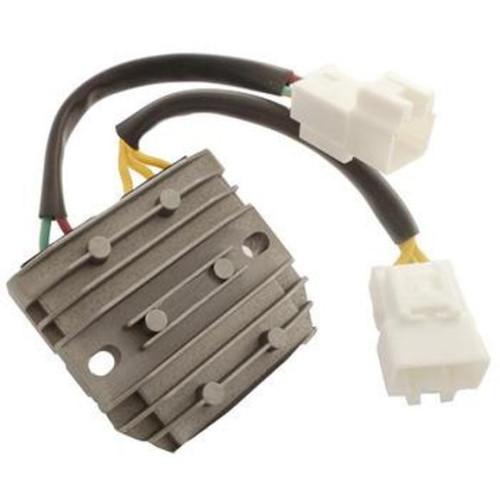 Regolatore 12V - trifase Mosfet - c.c - 5 cavi - 2 connettori per HONDA FORZA 250 X/EX/ABS (05/07) - CBR 1000 RA C-ABS (09/11) - CBF 1000 ABS (06/10) - CBR 600RR (07/12) - XVL 700 TRANSALP (08/13) NT 700 V DEAUVILLE (06/13)