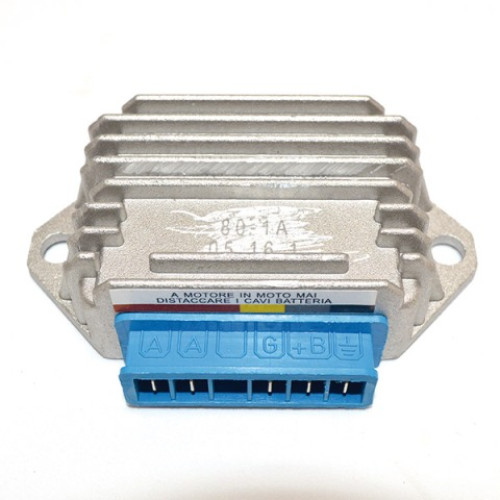 Regolatore di Tensione KOKUSAN - 12V - ca/cc - 5 faston per PIAGGIO ZIP 50 BASE - ZIP 50 FAST RIDER/RST - ZIP 50 RST (1998) - ZIP 50 SP (2000) - VELOFAX 50 - VESPA 50 ET2 (04-1998) - SFERA 125 FL - VESPA ET4 125 (1996/2000)