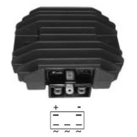 Regolatore di Tensione Giapponese SH650A-12 - 12V - CC TRIFASE - 5 FASTON per YAMAHA YZF 1000 R1 (1998/2001)