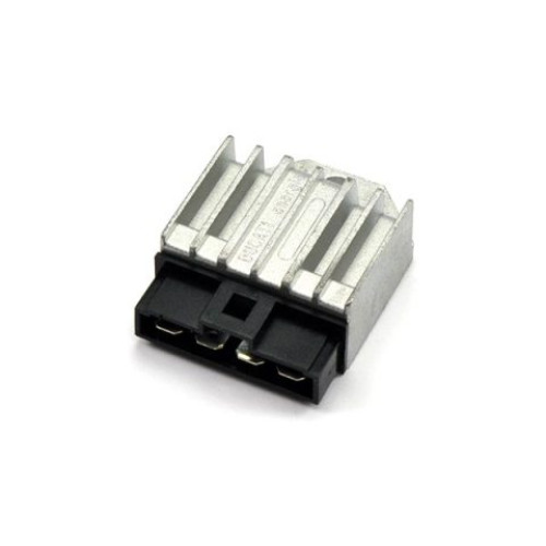 Regolatore di Tensione DUCATI 12V/8A - ca - morsettiera nera - 4 faston c/protezione da sovravoltaggio per MALAGUTI 50 XTM (2003/2006) / 5 XSM (2003/2006) / CNK 50 DRAKON (2005/>) / YAMAHA DT 50R/SM (2003/2006) / MBK X-LIMIT 50 ENDURO MOTARD (2003/2006)