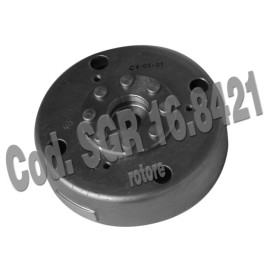 Rotore diam. 116,8 - rotazione dx - cono 16,0 per PIAGGIO 50 SFERA/RST/FL (91/97) - 50 SFERA (95/97) - 50 ZIP BASE/RST (92/98) - 50 ZIP FAST RIDER (93/99) - 50 ZIP SP (96/99) - 50 ZIP BASE (92/96) - 50 ZIP RST (99)
